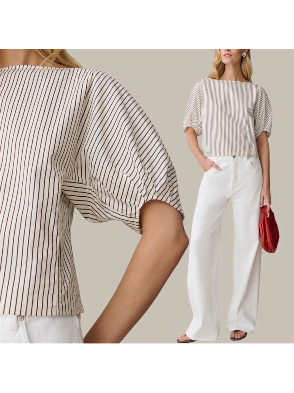 NWT Caara Few Moda Winnie Top L